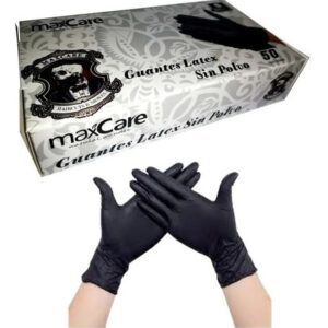 GUANTES DE NITRILO MAXCARE PROFESIONAL 50U SIN POLVO TALLA S