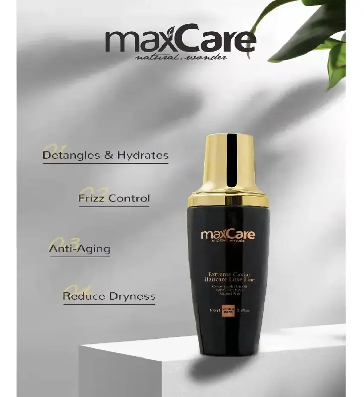 Aceite Marroquí Extreme Caviar Hair Oil MaxCare 100ml - Imagen 3