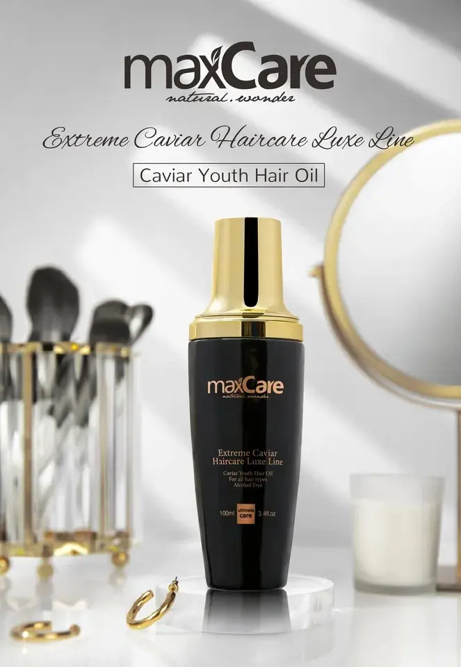 Aceite Marroquí Extreme Caviar Hair Oil MaxCare 100ml - Imagen 2