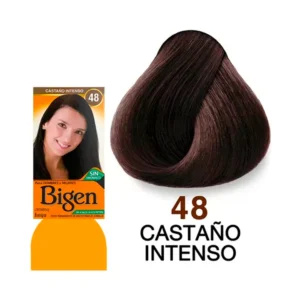 Tintura Permanente Polvo Bigen N°48 Castaño Intenso