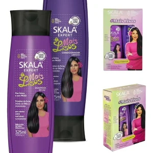 Kit Shampoo + Acondicionador Mais Lisos Skala 325ml