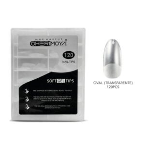 Tips Uñas Soft Gel Ovaladas Cherimoya 120 Unidades