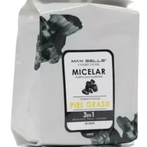 Toallitas Desmaquillante Micelar  30un Piel Grasa