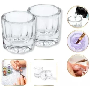 Vaso Dappen Vidrio Para Manicure