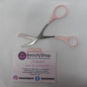 Tijera con peine para cejas