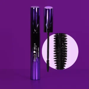 Máscara /Rimel /Pestañina Volumen y Definición Cepillo Silicona Dolce Bella