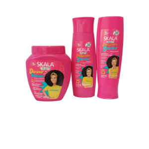 kit  Skala de shampo + acondicionador + crema Crespinho divino Kids