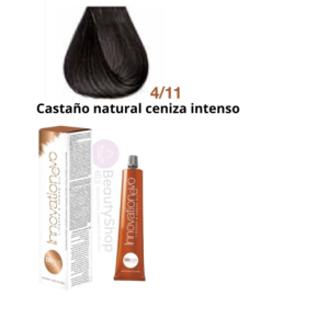 Tintura Innovation Evo Bbcos 100ml # 4/11 Castaño natural ceniza intenso