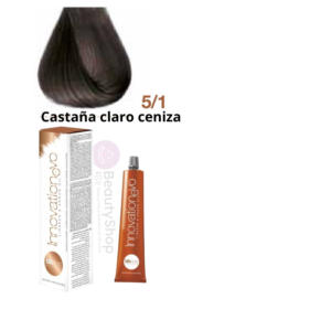 Tintura Innovation Evo Bbcos 100ml # 5/1 Castaño claro ceniza