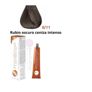 Tintura Innovation Evo Bbcos 100ml # 6/11 Rubio oscuro ceniza intenso