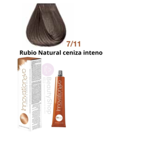 Tintura Innovation Evo Bbcos 100ml # 7/11 Rubio Natural ceniza intenso