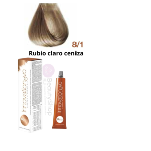 Tintura Innovation Evo Bbcos 100ml # 8/1 Rubio claro ceniza