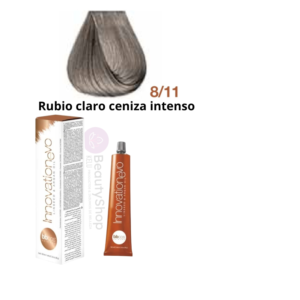Tintura Innovation Evo Bbcos 100ml # 8/11 Rubio claro ceniza intenso