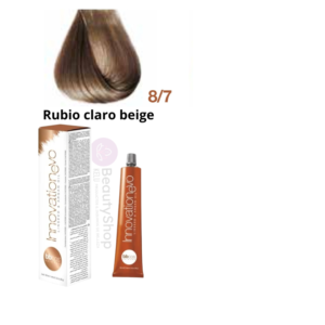 Tintura Innovation Evo Bbcos 100ml # 8/7 Rubio claro beige