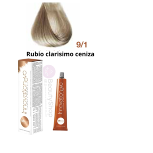 Tintura Innovation Evo Bbcos 100ml # 9/1 Rubio clarísimo ceniza