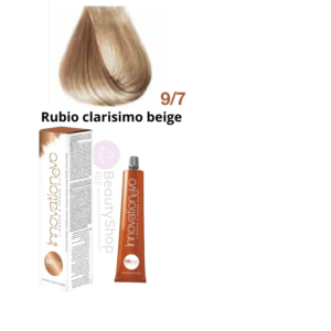 Tintura Innovation Evo Bbcos 100ml # 9/7 Rubio clarísimo beige