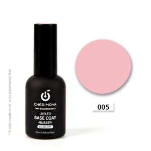 BASE COAT RUBBER MELOCOTÓN -005 CHERIMOYA 15ML
