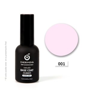 Base Coat Rubber Rosa 001 Cherimoya 15ml
