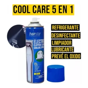Spray Lubricante Cleppers Clean Para Máquinas (5 en 1) Hairstar 439ml