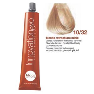 Tintura Innovation Evo Bbcos 100 ml #10/32 Rubio Extra Claro Miel