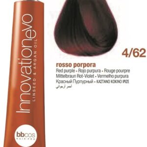Tintura Innovation Evo Bbcos 100 ml #4/62 Rojo Purpura