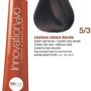 Tintura Innovation Evo Bbcos 100 ml #5/3 Castaño Claro Dorado