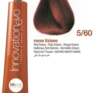 Tintura Innovation Evo Bbcos 100 ml #5/60 Rojo Tiziano