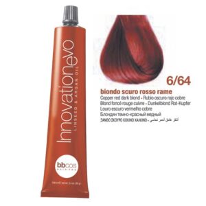 Tintura Innovation Evo Bbcos 100 ml #6/64 Rubio Oscuro Rojo Cobre