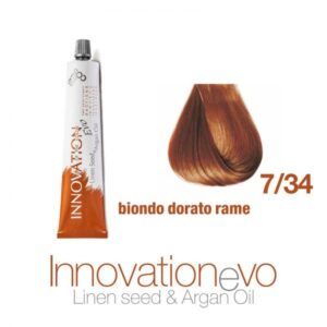 Tintura Innovation Evo Bbcos 100 ml #7/34 Rubio Cobre Dorado