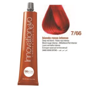 Tintura Innovation Evo Bbcos 100 ml #7/66 Rubio Rojo Intenso