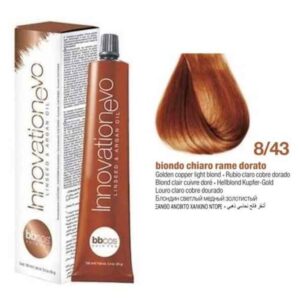 Tintura Innovation Evo Bbcos 100 ml #8/43 Rubio Claro Cobre Dorado