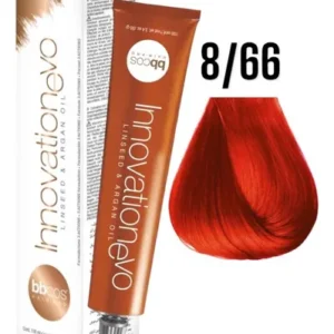 Tintura Innovation Evo Bbcos 100 ml #8/66 Rubio Claro Rojo Intenso