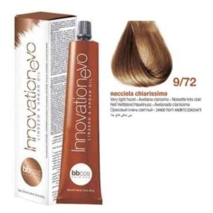 Tintura Innovation Evo Bbcos 100 ml #9/72 Avellana Clarísimo