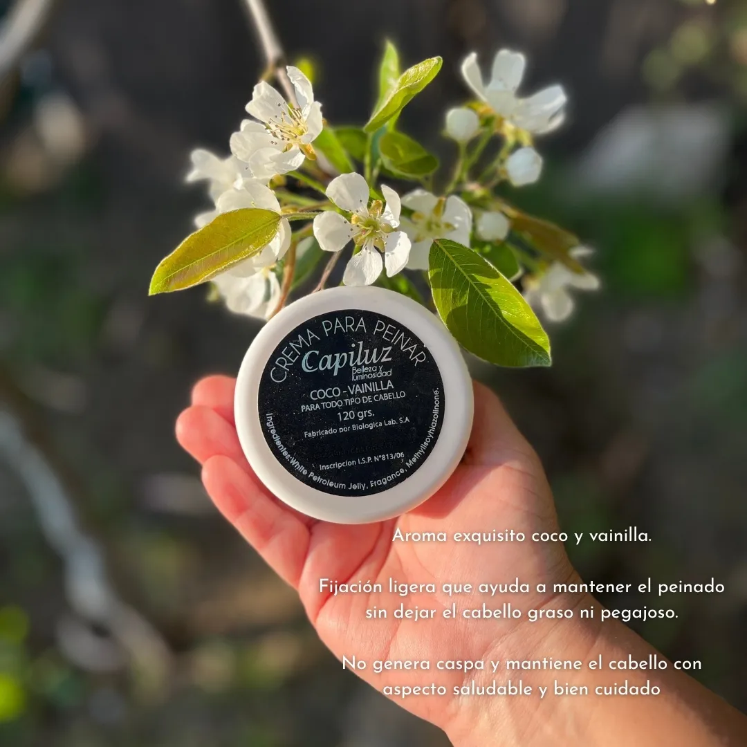 Crema Para Peinar Capiluz Coco Vainilla 120G - Imagen 2
