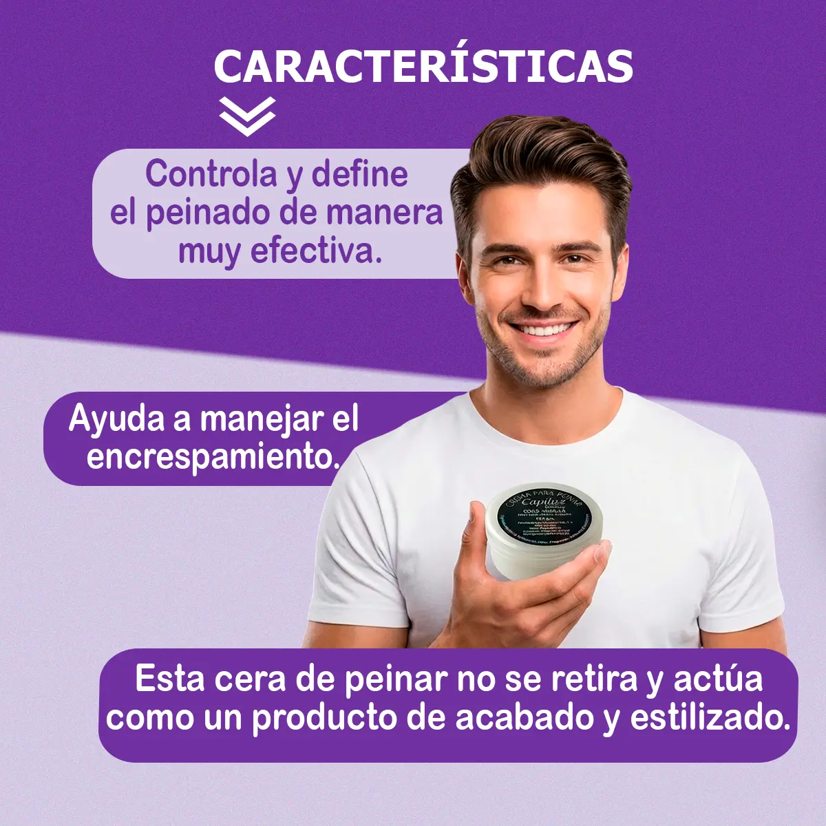 Crema Para Peinar Capiluz Coco Vainilla 120G - Imagen 4