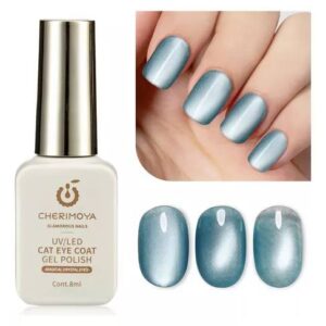 Esmalte Permanente Ojo de Gato/ Batido Luz de Luna Cherimoya 8ml #047