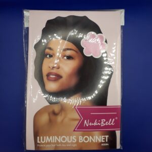 Gorro Para Dormir de Satín Rosado