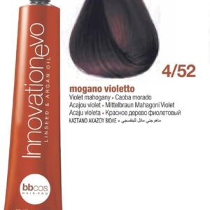 Tintura Innovation Evo Bbcos 100 ml #4/52 Caoba Morado
