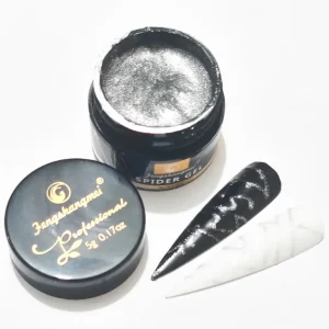 Gel Spider / Gel Araña Fengshangmei 5G Decoración y Diseño para Uñas Plateado