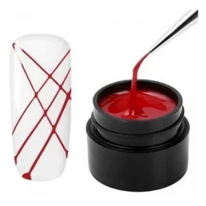 Gel Spider / Gel Araña Fengshangmei 5G Decoración y Diseño para Uñas Rojo