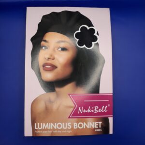 Gorro Para Dormir de Satín Negro