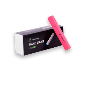 Lámpara de Pre Curado Led Portátil /Lámpara de Mano Rosada Marca Cherimoya