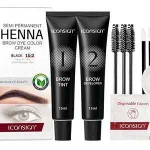 Tinte Semi Permanente Para Cejas Henna Black 15ml