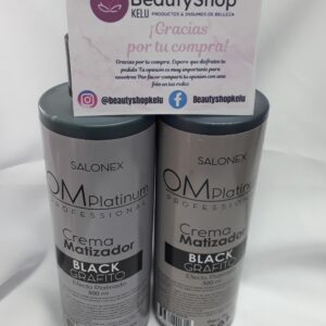 Crema Matizadora OM Black Platinum Salonex 500ml
