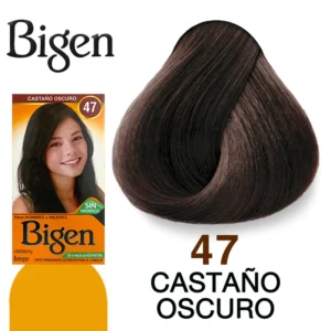 Tintura Permanente Polvo Bigen N°47 Castaño Oscuro