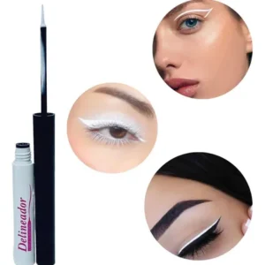 Delineador de Ojos Líquido Blanco Matte Tipo Pincel Max Belle 3.5ml