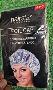 Foil Cap Gorro de Aluminio Silver/ Plateado Hairstar 1PC