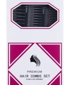 Set 3 peinetas para mechas 1 mm, 1.5 mm y 2 mm. Maxcare