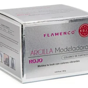 Arcilla Modeladora Colores Fantasía Rojo Marca Flamenco 120g