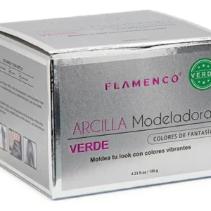 Arcilla Modeladora Colores Fantasía Verde Marca Flamenco 120g